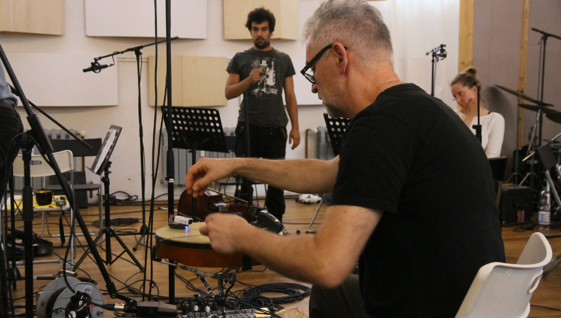 2019-07-08 Ame Zek's 'Unfinished sense of time' im Studio Börne45